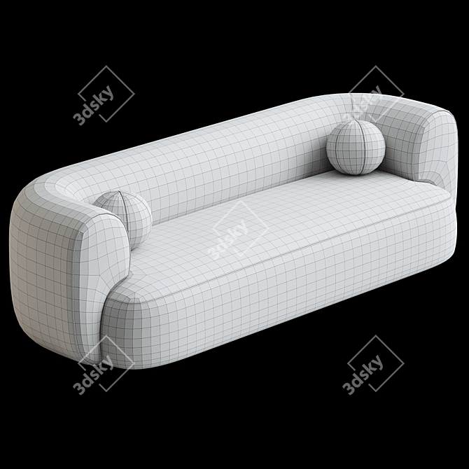 Modern Monopoli Sofa 3D Model 3D model image 4