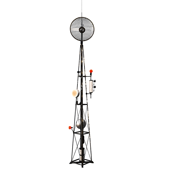 Versatile 3D Communication Tower Model 3D model image 4