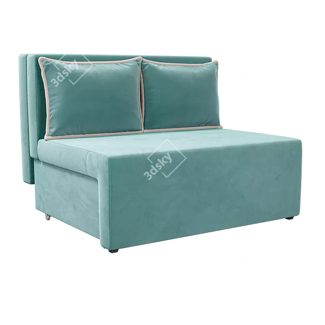 Classic Elegant Laguna Sofa 3D model image 1