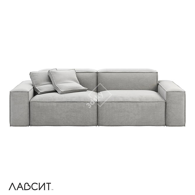 Innovative Minimalist Deep Seat 3D model image 2