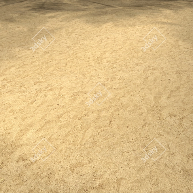 Sand Material 4K Texture 3D model image 1