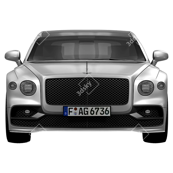 Luxury 3D Bentley Model 3D model image 4