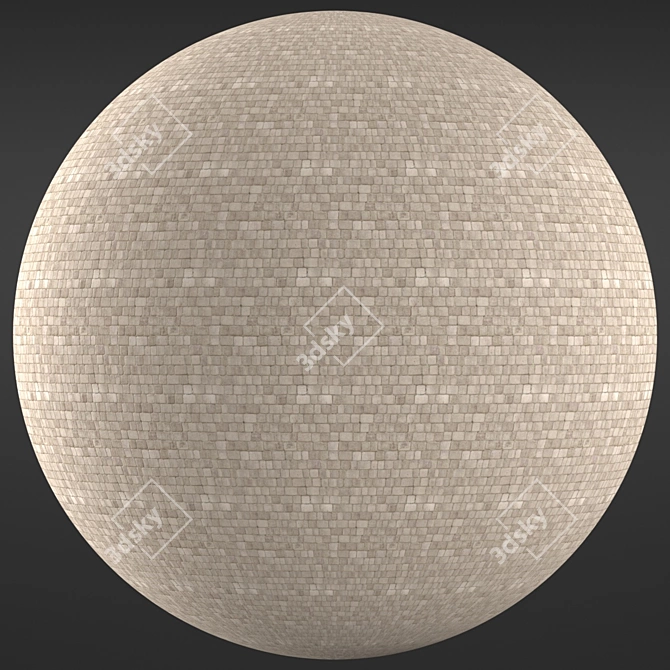 Urban Tile Material 4K 3D model image 3