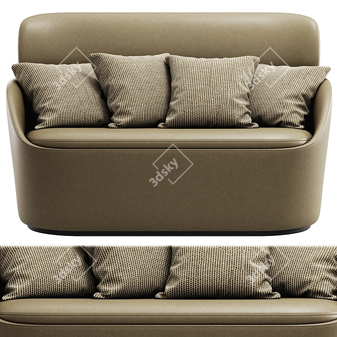 Modern Radar Sofa Collection 3D model image 3