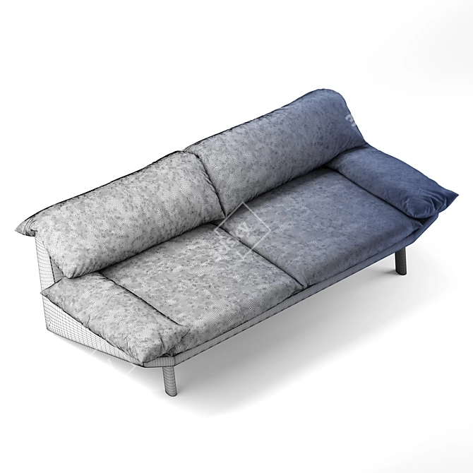 Modern Chic Arflex Sofa Design 3D model image 7