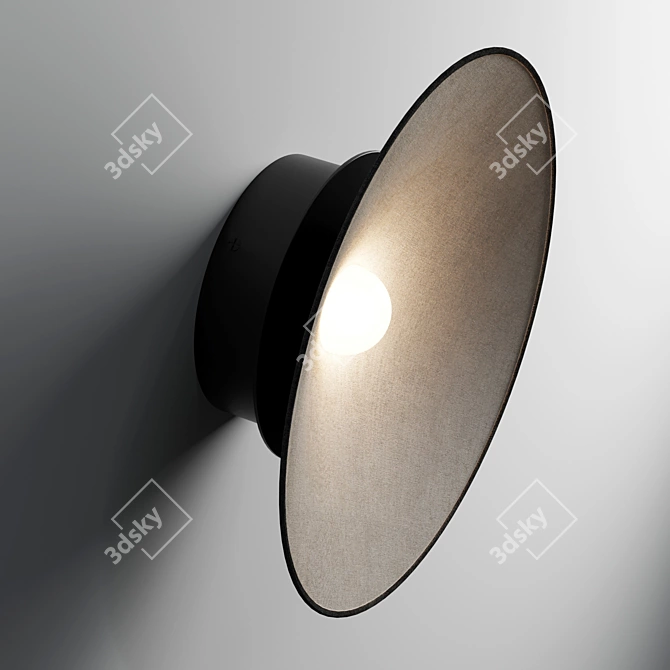 Contardi Italia Wall Light: Versatile Elegance 3D model image 5