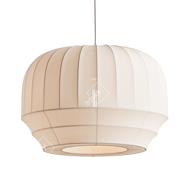 Scandinavian Charm Pendant Light 3D model image 7