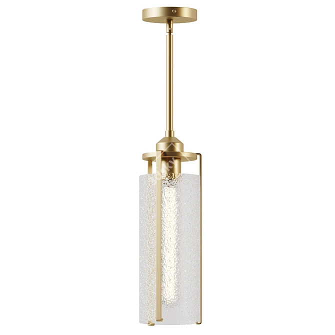 Elegant Belmont Ceiling Light 3D model image 3