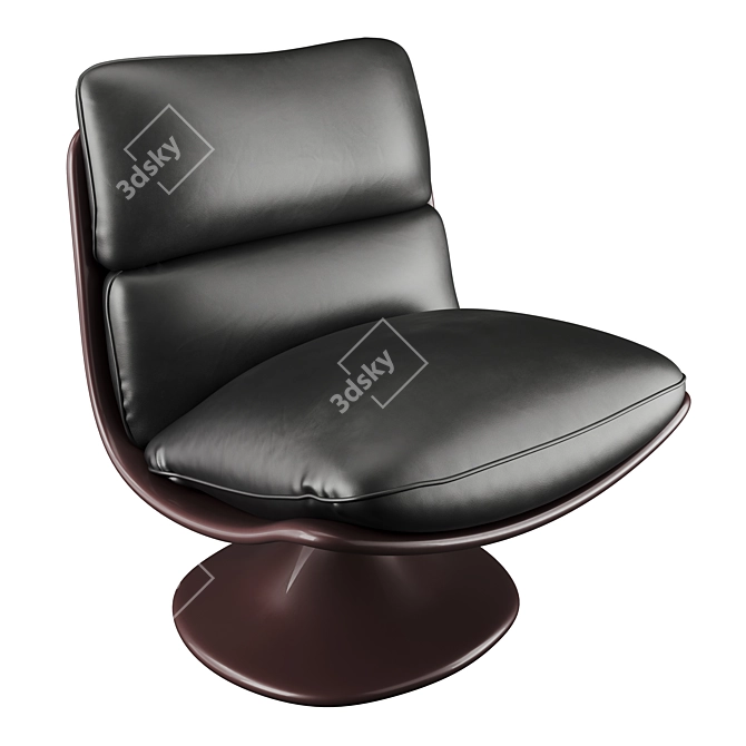 Modern Minotti Pattie Armchair with 3D Scene 3D model image 2