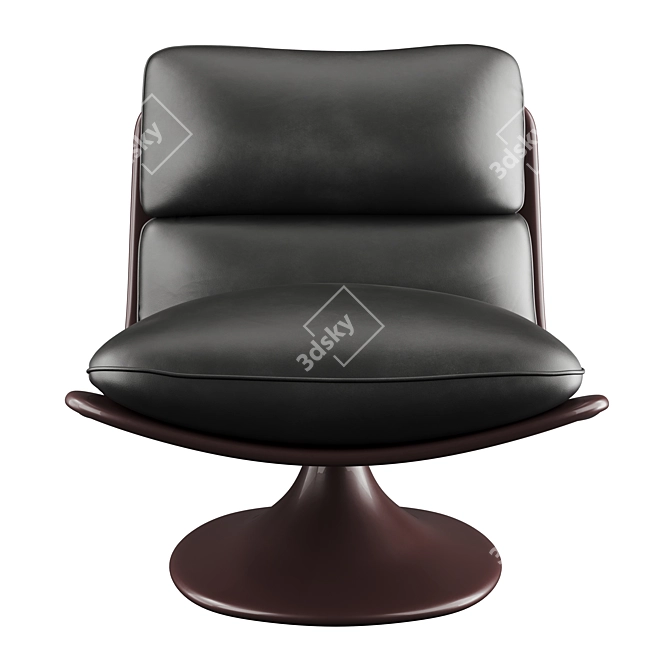 Modern Minotti Pattie Armchair with 3D Scene 3D model image 4