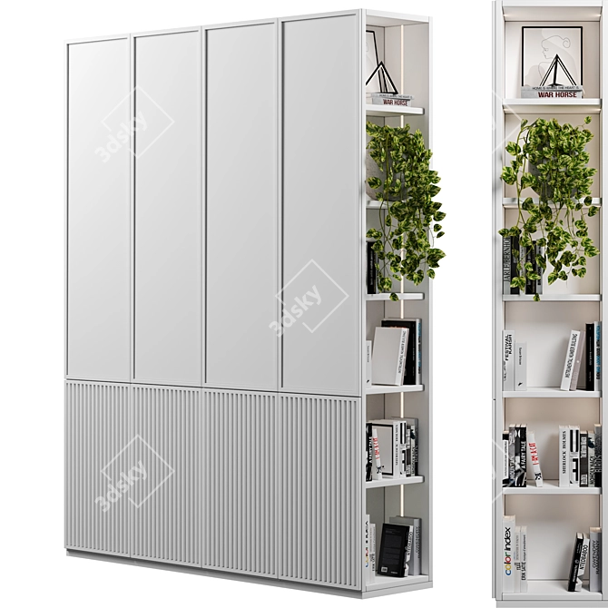 Versatile Modular Wardrobe 132 3D model image 1