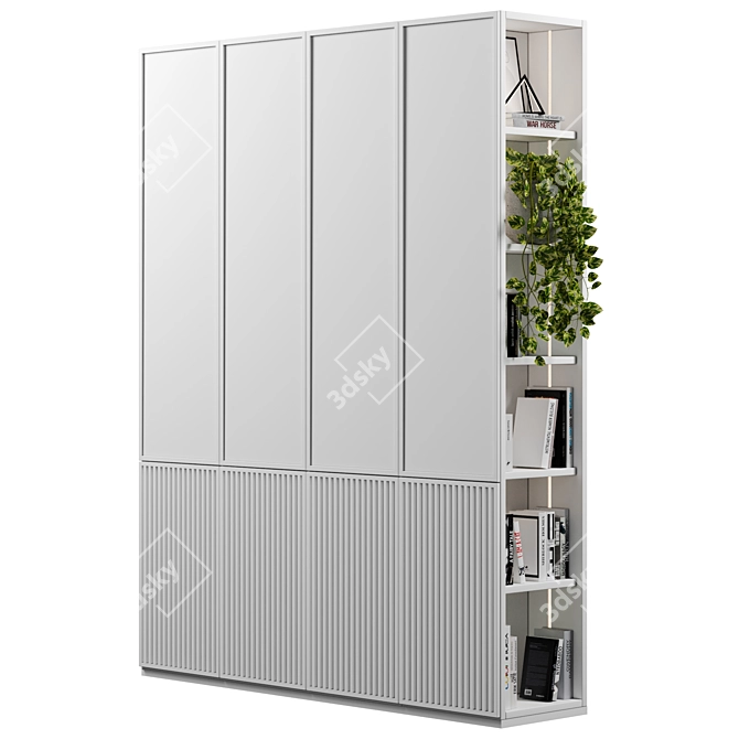 Versatile Modular Wardrobe 132 3D model image 2