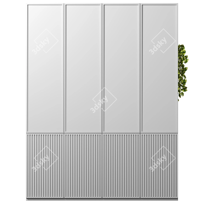 Versatile Modular Wardrobe 132 3D model image 3