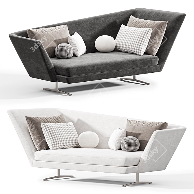 Luxury Zeus Couches 3D Model 3D model image 5