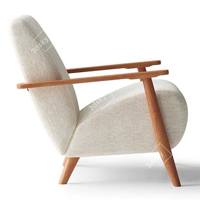 Modern Andablo Armchair, Corona Render 3D model image 2