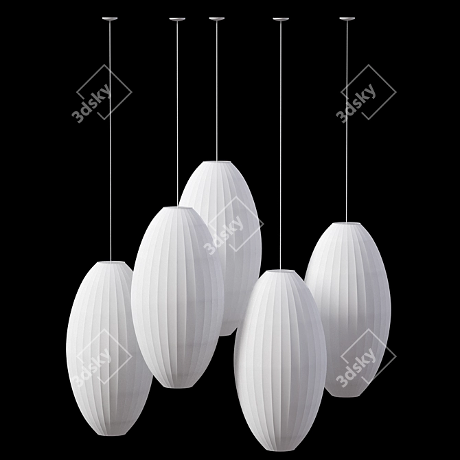 IKEA Paper Chandelier 3D Model 3D model image 3