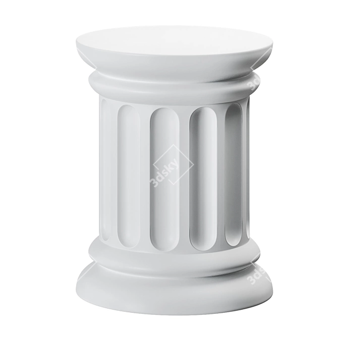 Column Vase Side Table Urban Outfitters 3D model image 2