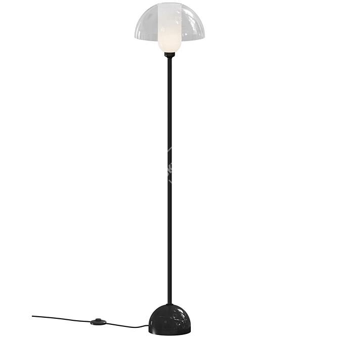 Elegant Memory Floor Lamp 3D model image 1