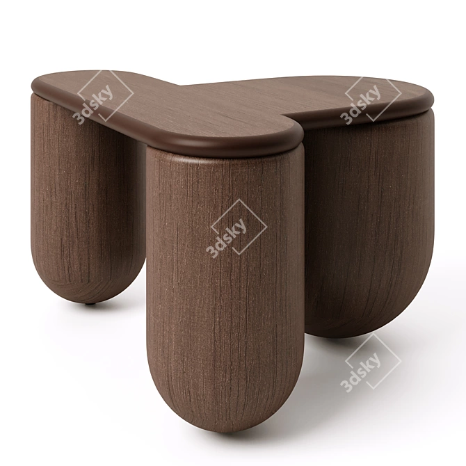 Sleek Modern Coffee Table Design 3D model image 2