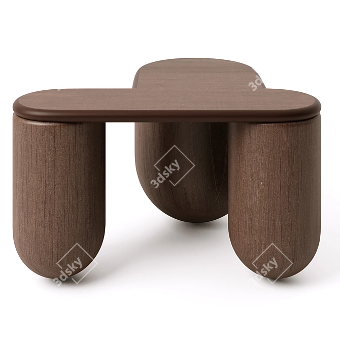 Sleek Modern Coffee Table Design 3D model image 3