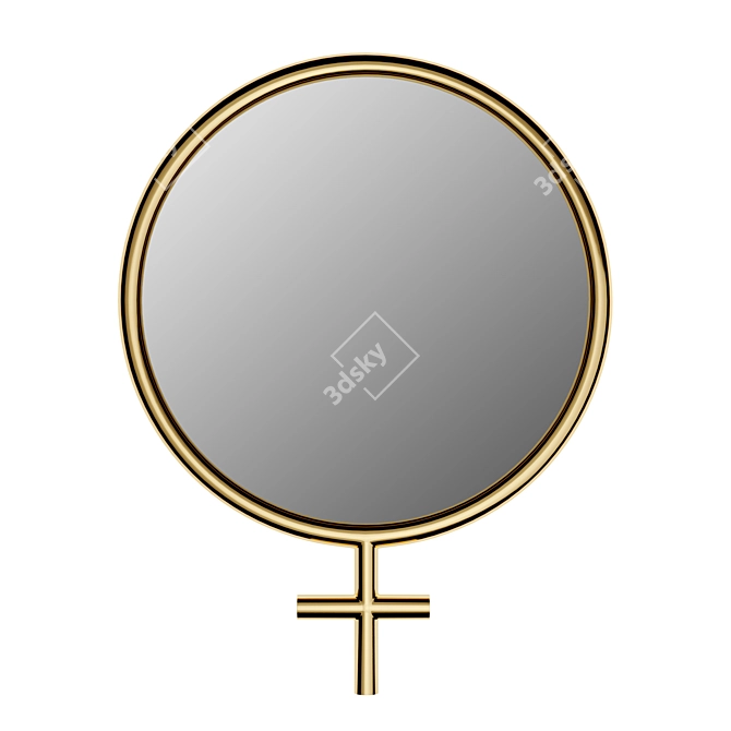 Freedom Female Mirror: Personalize Your Space 3D model image 3