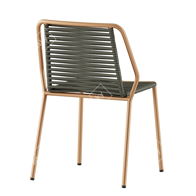 Elegant Philia 3900 Chair's Design 3D model image 2