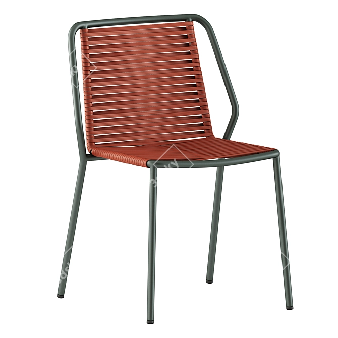 Elegant Philia 3900 Chair's Design 3D model image 6