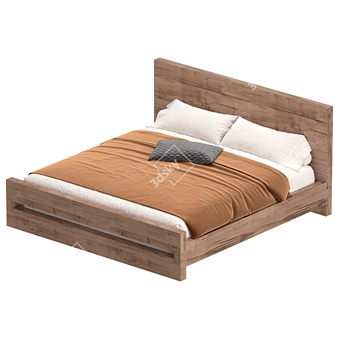 Elegant Easton Bed - StyleMeGHD 3D model image 2