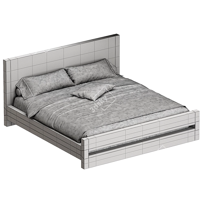 Elegant Easton Bed - StyleMeGHD 3D model image 4