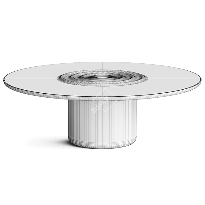 Sleek Modern Oom Coffee Table 3D model image 2