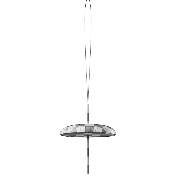 Rotatable Outdoor Pendant Lamp 3D model image 3