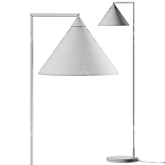 Modern Rotatable Floor Lamp 3D model image 4