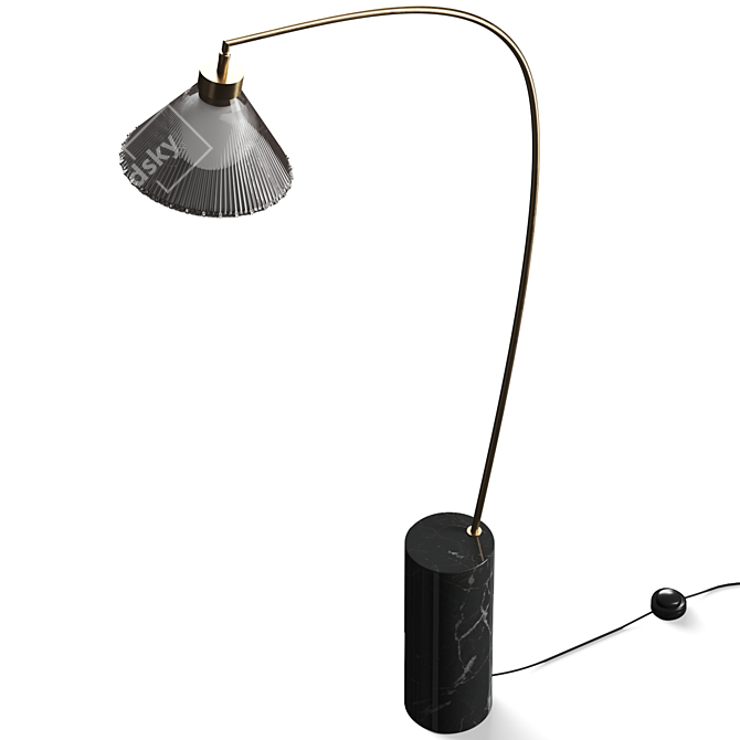  Modern Adjustable Floor Lamp 3D model image 2