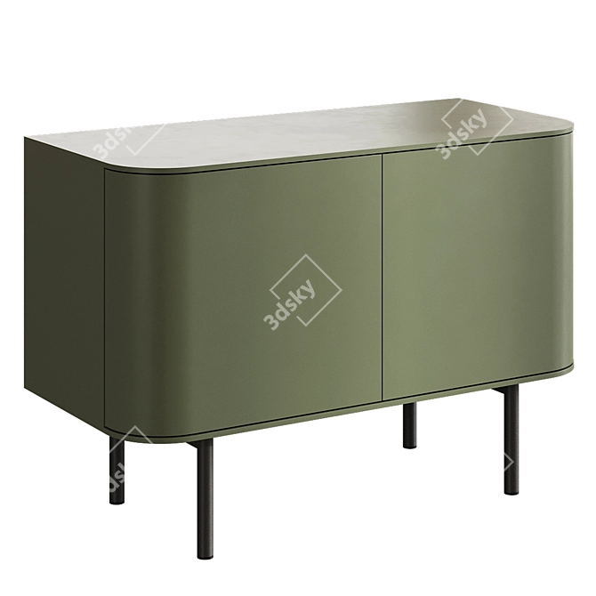 Mid-Century FJORD Sideboard 106cm 3D model image 7