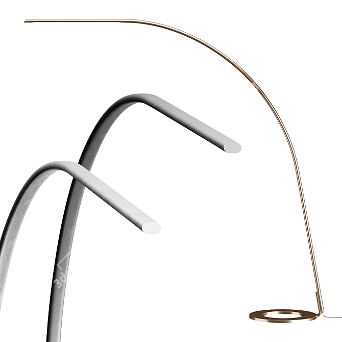 Modern Floor Lamp by Cattelan 3D model image 1