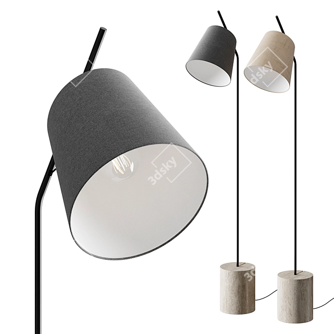 Cattelan Italia Floor Lamp - KARIBU 3D model image 1