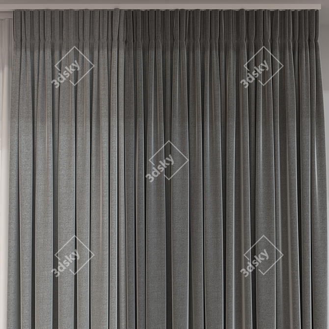 Window Curtain 915 - 3D Model 3D model image 3