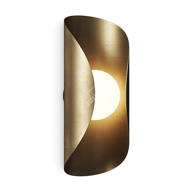 Elegant Perla Wall Sconce Light 3D model image 2