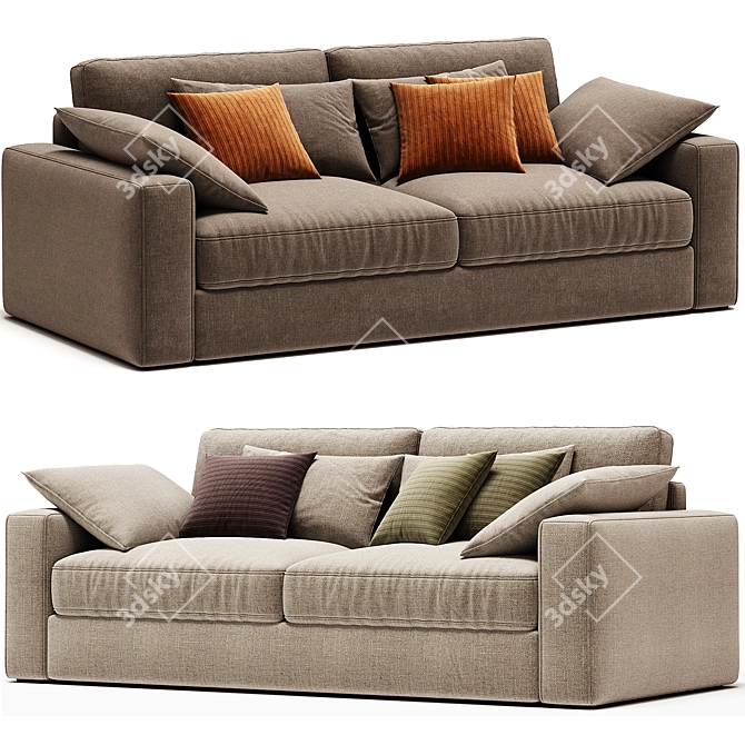 Bultex Cecilia Polyester Sofa Bed 3D model image 4