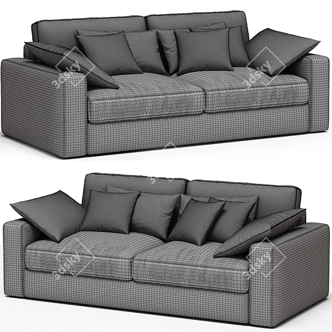 Bultex Cecilia Polyester Sofa Bed 3D model image 5