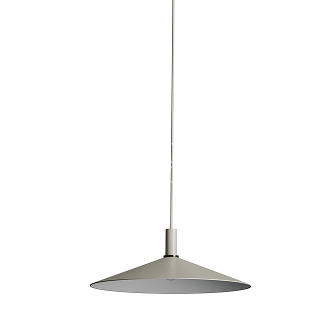 Modern Dome Pendant Light Shade 3D model image 2