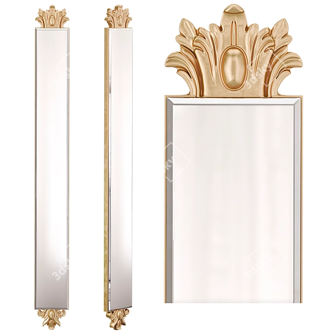 Luxury Wall Mirror 3895297.0041 3D model image 1