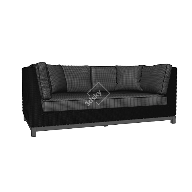 Costa Rica Double Sofa 3D model image 4