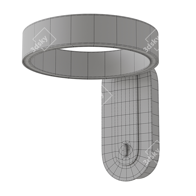 Ring LED Wall Lamp - Lampatron ROB 3D model image 4