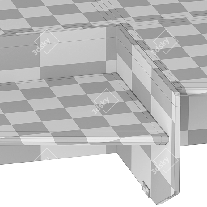 Modern Designer Giorgetti Ghiblim Table 3D model image 6