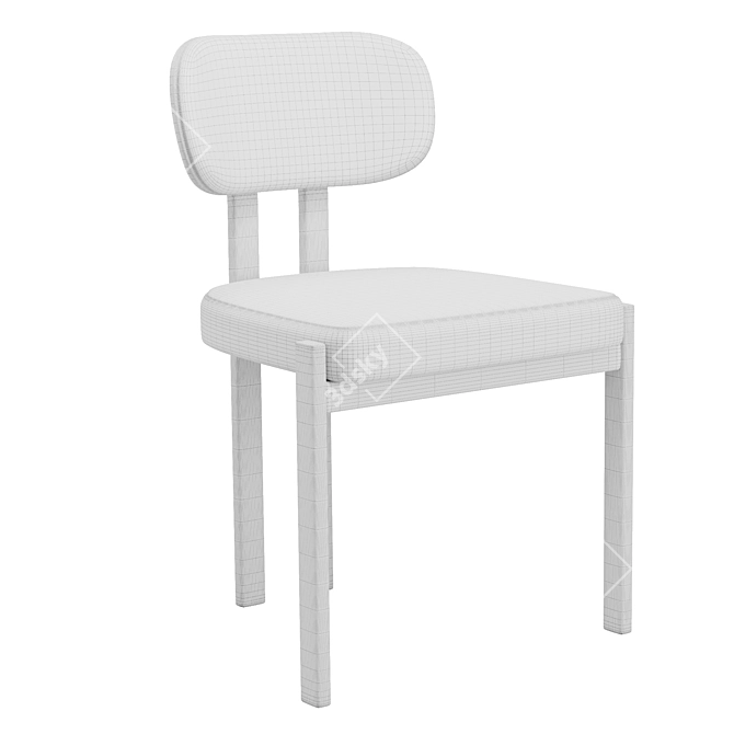 Elegant 2016 Dining Chair 3D model image 7