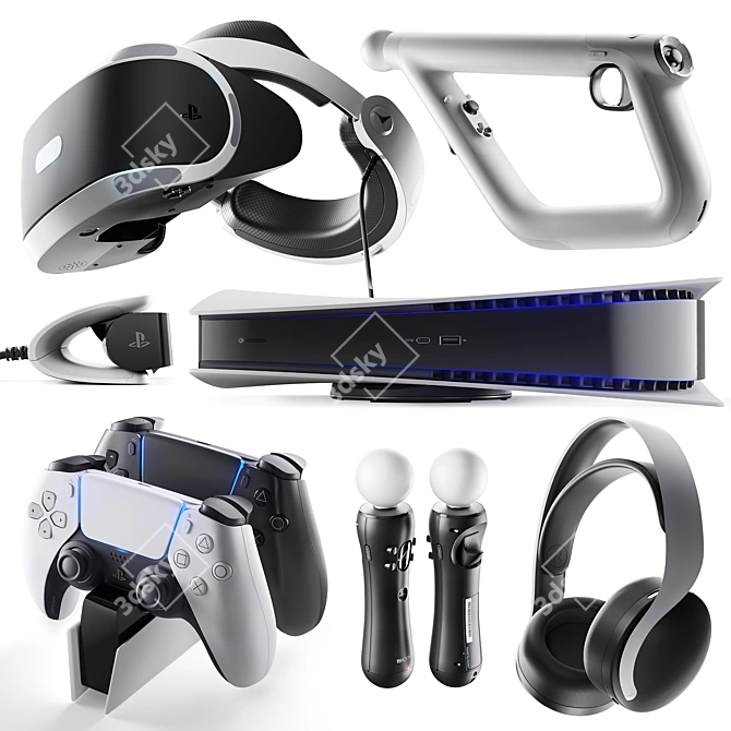 PlayStation 5 VR Gaming Bundle 3D model image 1