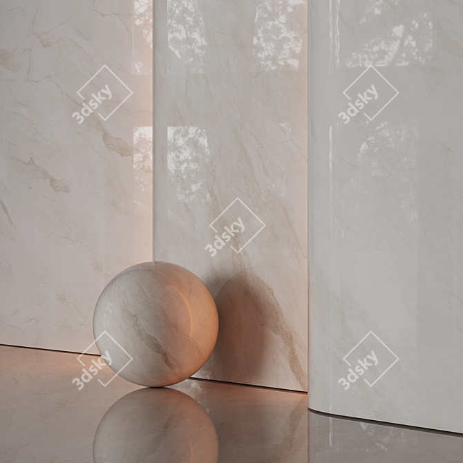 Luxury Marble Texture Set - 8K 3D model image 2