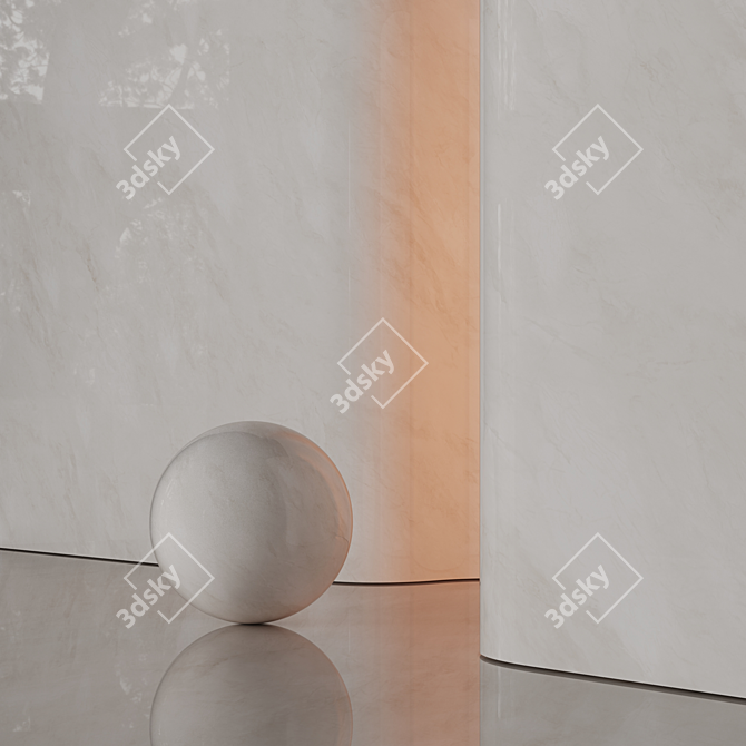 Luxury Marble Texture Set - 8K 3D model image 7