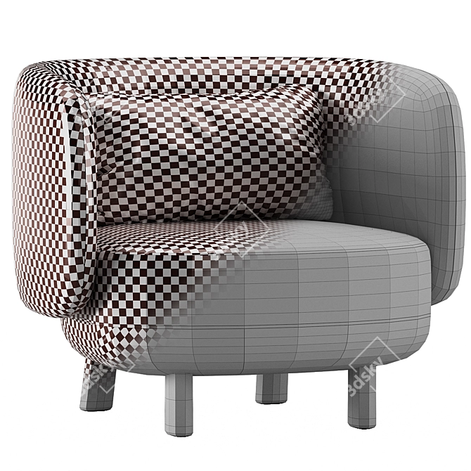 Cosmic Lounge Chair Collection 3D model image 7